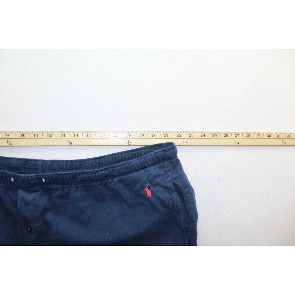 Polo by Ralph Lauren Pajama Pants Mens Large Blue Embroidered